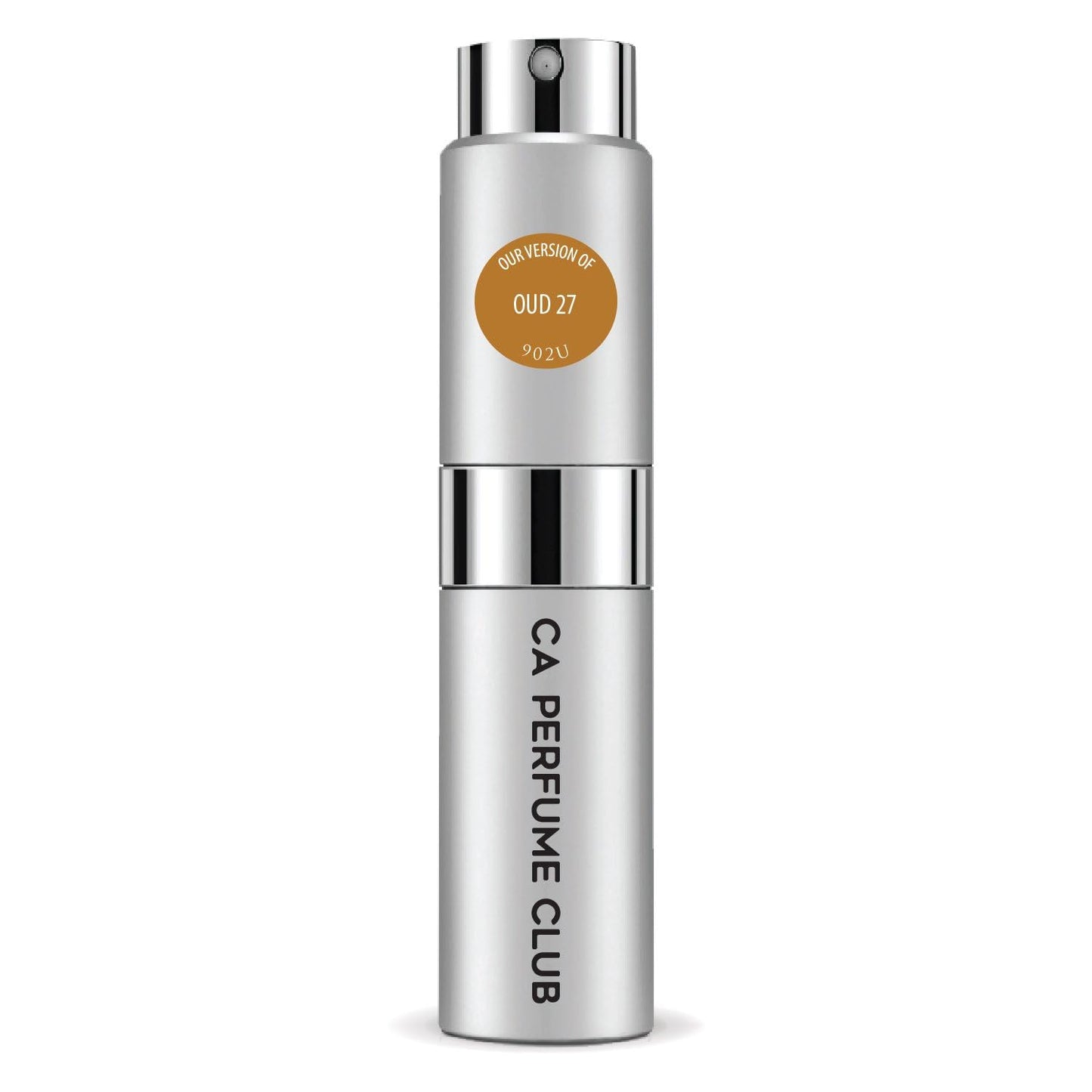 CA Perfume Impression of Oud 27 for Women and Men Amber Woody Scent Long Lasting Unisex Fragrance Eau De Parfum Travel Size Refillable Atomizer Spray 0.27 Fl Oz 8ml