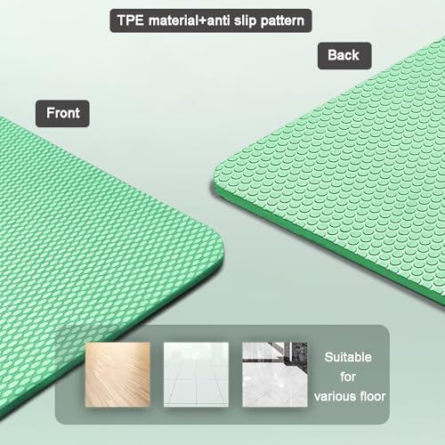Foldable Yoga Mat for Travel & Home Workouts, Lightweight & Non-Slip TPE – Ideal for Yoga, Pilates, Stretching & Floor Exe...