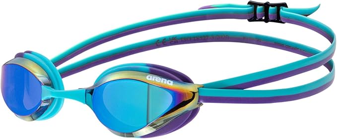 ARENA Unisex Kids Junior Python Swim Racing Goggles Ages 6 to 12 Young Competitive Swimmers