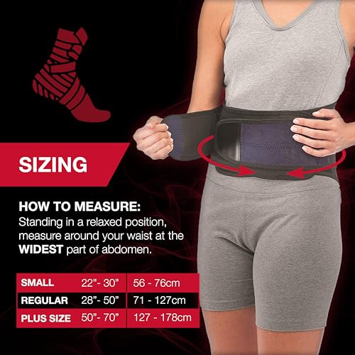 MUELLER Sports Medicine Lumbar Back Brace with Removable Pad, Ideal for Upper and Lower Back Pain, Relief & Support for Me...