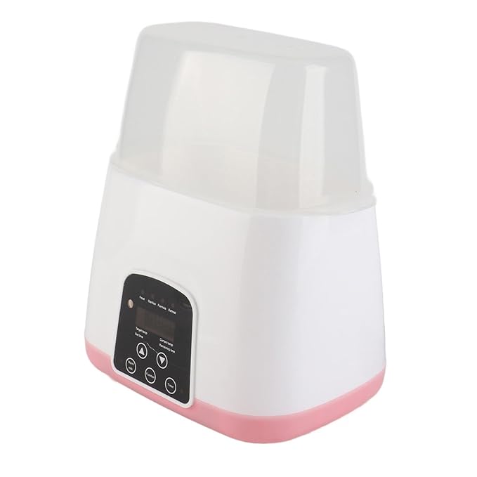 FTVOGUE Double Baby Bottle Warmer 2 in 1 Fast Milk Warmer for Bottles with Built in Constant Temperature Control Steam Cleaning Gentle Defrosting for Twins Late Night Feedings (US Plug 110V)