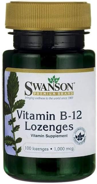 Swanson Vitamin B-12 Lozenges 1000 mcg 100 Lozenges