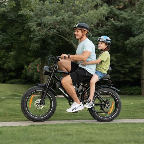 HAPPYRUN Electric Bike for Adults,2000W 48V38Ah Detachable Dual Battery Ebike for Adults 85+ Mile 36MPH Top Speed E Bike A...