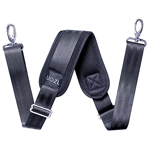 UOZL 59 Inch Shoulder Straps, Soft with Ultra-Thick Fixed Shoulder Pad, Two Way Independently Adjustable Buckle Replacemen...