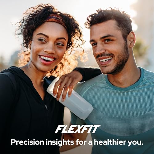 FlexFit Scale for Body Weight and Fat Percentage, 8 Electrodes High Precision Digital Scale Accurate Measurement of 56 Bod...