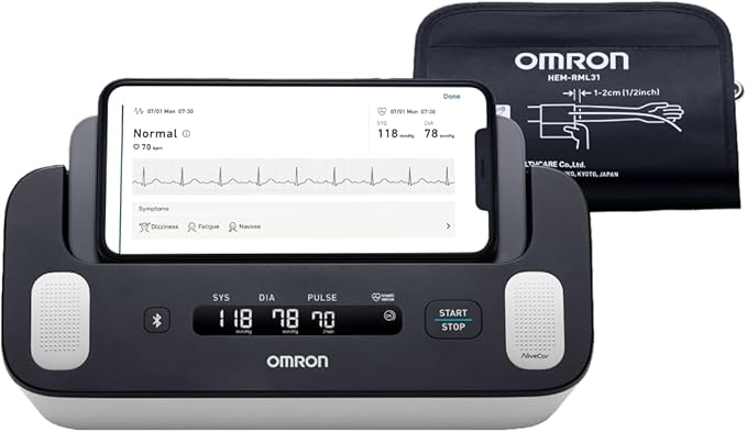 OMRON Complete 2-in-1 Blood Pressure Monitor + EKG for Home Use & Upper Arm Blood Pressure Cuff - #1 Doctor & Pharmacist R...