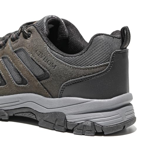 CIVHOM Men's Breathable Outdoor Hiking Shoes, Comfortable Trekking Trail Sneakers for Walking & Adventures