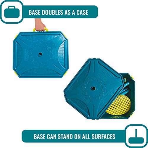PRO Swingball – All Surface Portable Tether Tennis Set – Ages 6+ Blue/Yellow, One Size