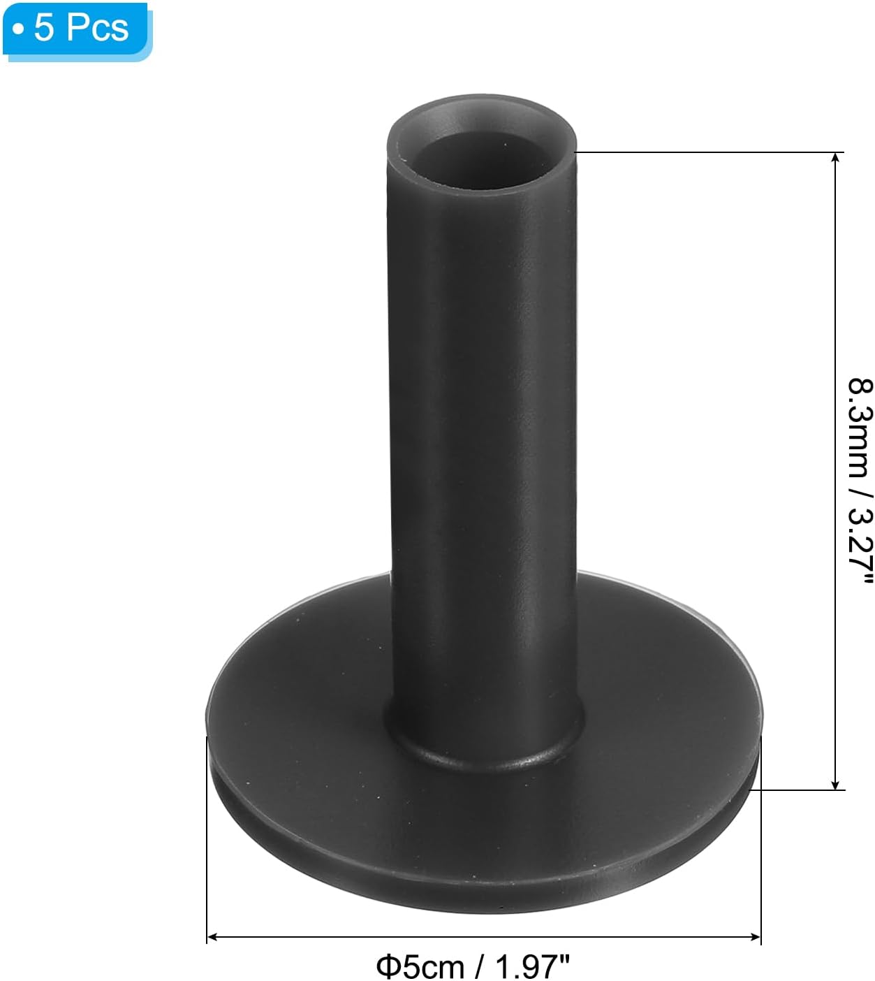 PATIKIL Rubber Golf Tees, Tall Practice Training Driving Range Tee Stable Ball Holder