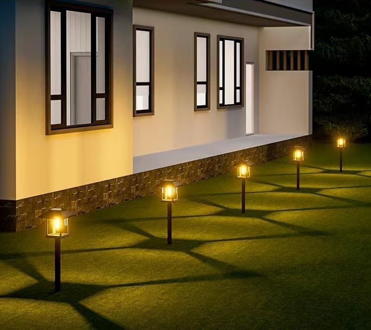 Albelt Solar Pathyway Lights Outdoor, 12 Pack Waterproof Solar Garden Lights with Auto On/Off, Landscape Lighting for Garden, Yard, Pathway, Patio, Driveway Decor