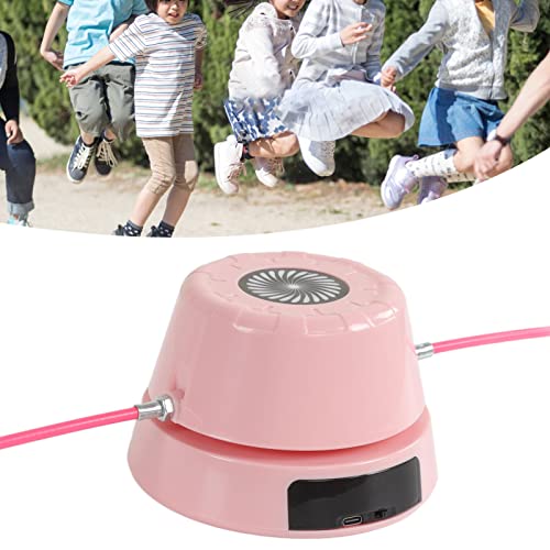 ciciglow Jump Rope Machine with Remote, Jump Workout Entertaining Interaction Rope Skipping Machine for Family, Office, Gy...