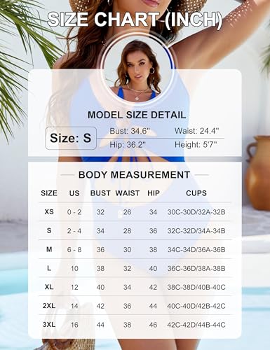 Blooming Jelly Womens Sexy One Piece Swimsuit Cut Out Slimming Bathing Suit V Neck Crisscross Back Swimwear