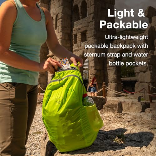 Osprey Ultralight Collapsible Stuff Pack - Lightweight, Packable Travel Backpack — Extra Bag For Travel and Every Day — 18...