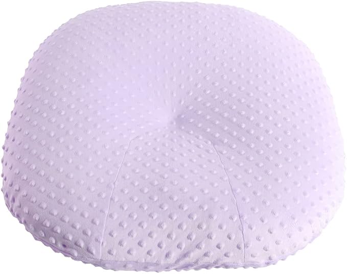 OWLOWLA Newborn Lounger Cover,Minky Removable Slipcover Fits Newborn Lounger for Baby Boy Girl(Lavender)