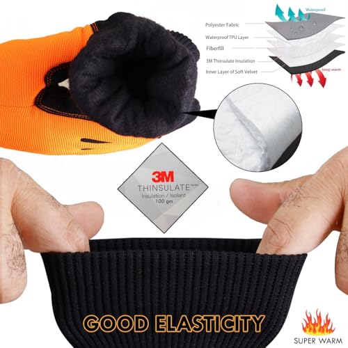 Arsh Sports Waterproof Winter Gloves for Men/Women Warm Thermal 3M Thinsulate -20℉ Windproof Skiing Gloves with Touchscree...