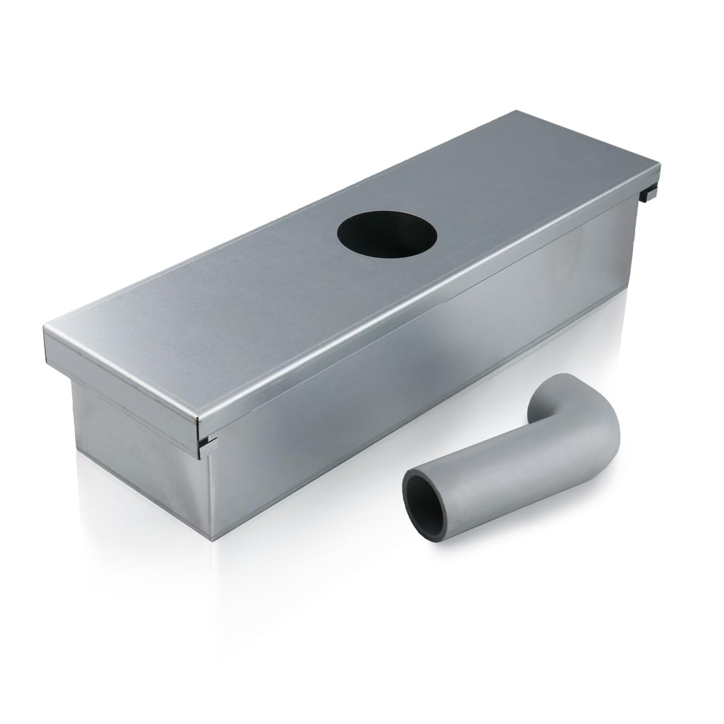 Grease Box for Commercial Exhaust Fans and Food Truck Exhaust Fans, Grease Catcher Includes Downspout, Rooftop Grease Holder for Kitchen