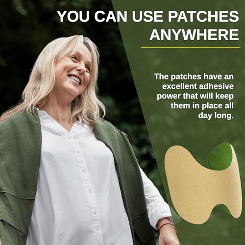 FURSINA Knee Patches, Heat Patches for Bone on Bone, Wormwood Extract Knee, Back, Neck, Shoulder - Extra Strength Muscle J...