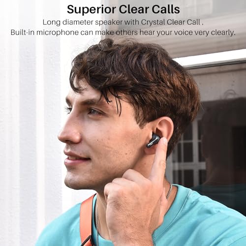 TOZO A2 Mini Wireless Earbuds Bluetooth 5.3 in Ear Light-Weight Headphones Built-in Microphone, IPX5 Waterproof, Immersive...