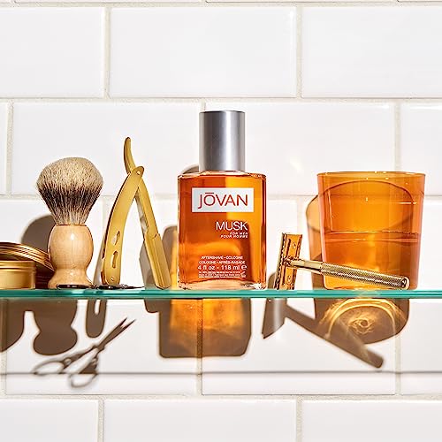 Jovan Musk for Men Eau de Cologne Spray 3 fl oz (Pack of 1), Notes of Carnation, Lavender, and Amber, Men's Fragrance, Long Lasting, Everyday Fragrance, Travel Size