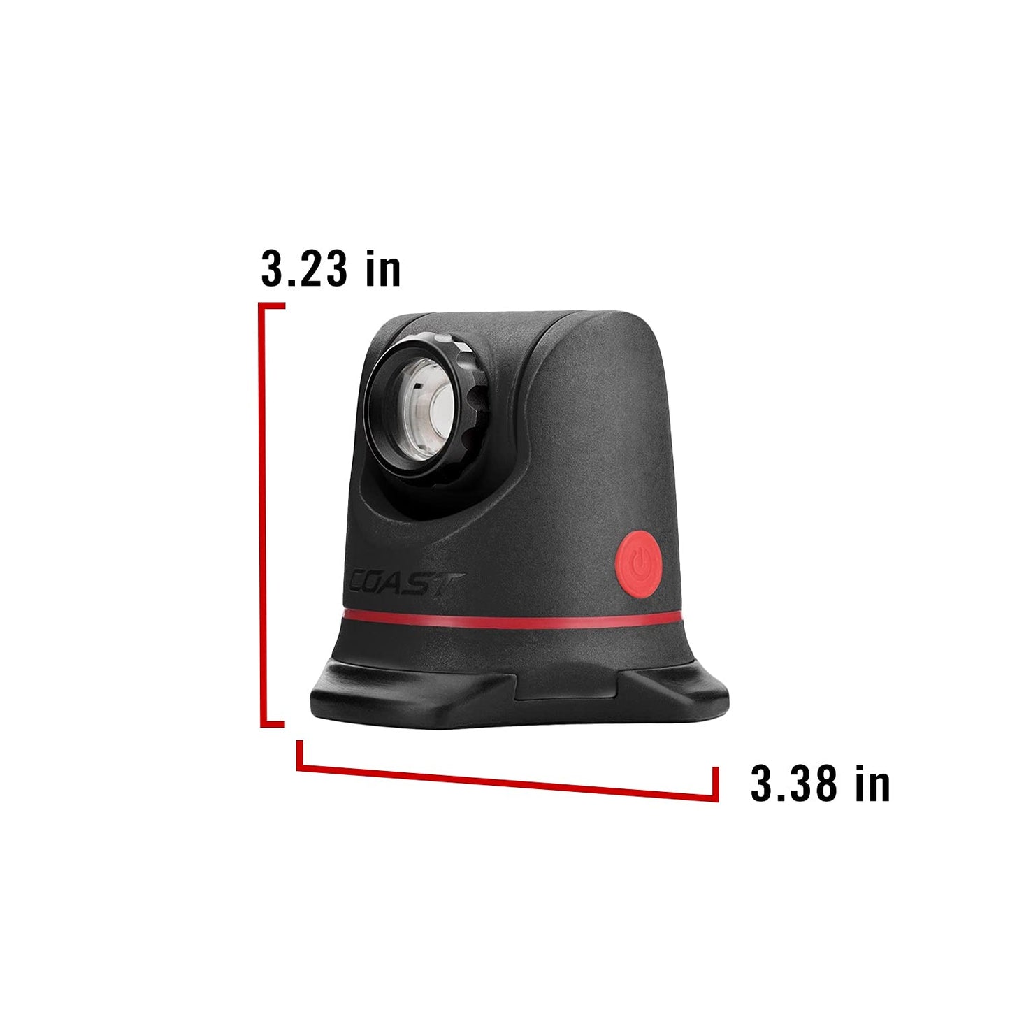 Coast Pm450 Led Work Light - 510 Lumen, Magnetic, Alkaline, Model 30364, Plastic, No Color