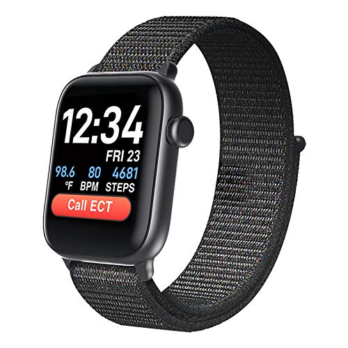 COCO Bluetooth Comfortable Health Monitoring Smartwatch for Seniors – Heart Rate, Body Temperature, Blood Oxygen, Activity...