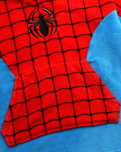 Disney Kids Oversized Hoodies - Spider-Man Lilo & Stitch Mickey Mouse Plush Wearable Blanket Hoodie for Boys & Girls (5-12)