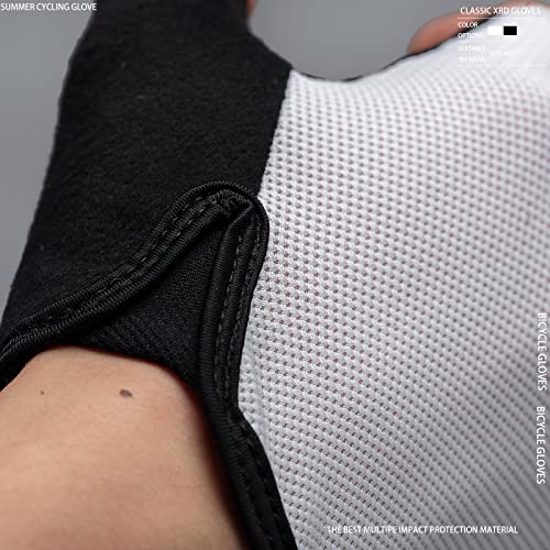 DUEECO Cycling Gloves - Anti-Slip, Shock-Absorbing XRD Pad, Light Weight Breathable MTB Biking Gloves for Men & Women