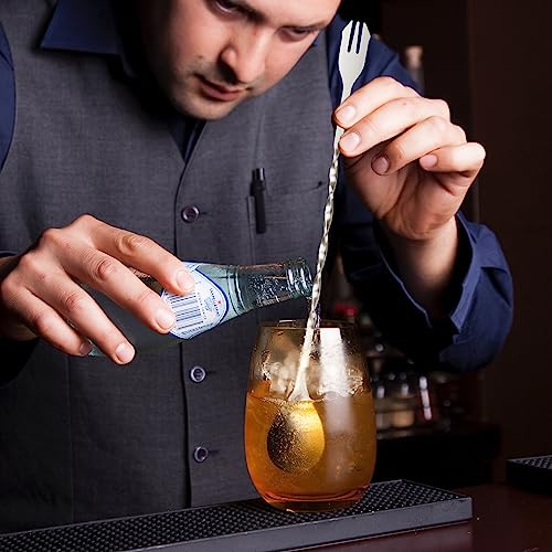 Ohtomber Cocktail Shaker Bartender Kit - 5PCS Cocktail Martini Shaker with Strainer, Muddler, Bar Spoon, Measuring Jigger ...