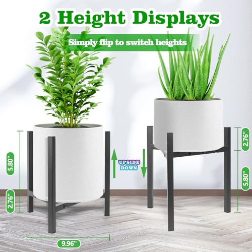 Airpark Plant Stand Indoor Adjustable, Metal Modern Plant Stands, Heavy Duty Stable Plant Pot Flower Holder Indoor Outdoor...