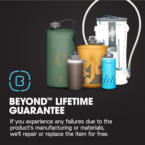 HydraPak SkyFlask Speed - Collapsible Handheld Running Water Bottle (350ml, 500ml, 500ml Insulated) - Adjustable Strap, Li...