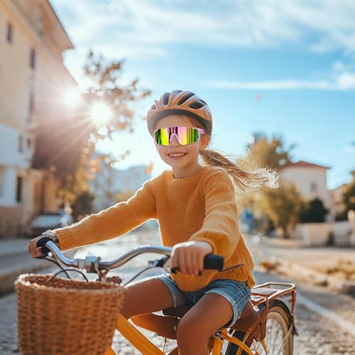 tumwick Baseball Sunglasses for boys girls,Kids Sunglasses Polarized,running golf cycling Glasses