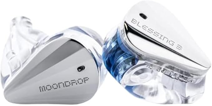 Moondrop Blessing 3 in-Ear Earphones 2DD+4BA Hybrid Triple-Range Frequency Division in-Ear Monitors 0.78-2pin IEM Earbuds