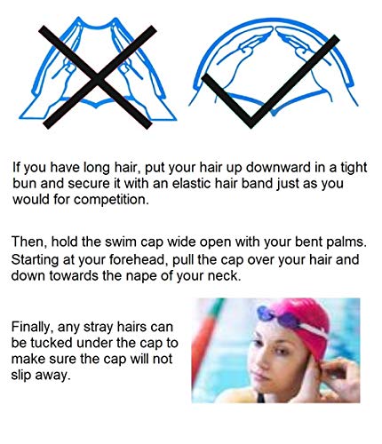 BONDYUEN Swim Cap Fit Kids Boys Girls Men Women with Short or Medium Hair Fun Cute Design Patterns Silicone Swimming Caps