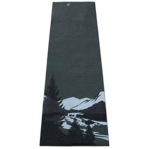 AURORAE Classic/Printed Extra Thick and Long Yoga Mat. Slip Free Rosin included