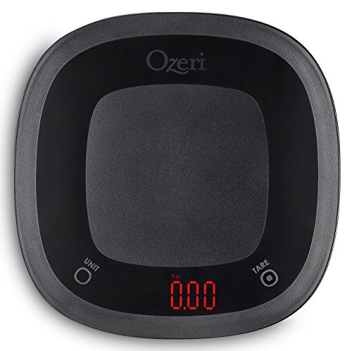 Ozeri Touch Waterproof Digital Kitchen Scale, Washable and Submersible