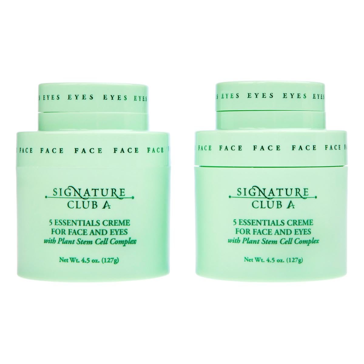 SIGNATURE  A CLUB  A Duo Pack 5 Essentials Creme for Face and Eyes with Plant Stem Cell Complex