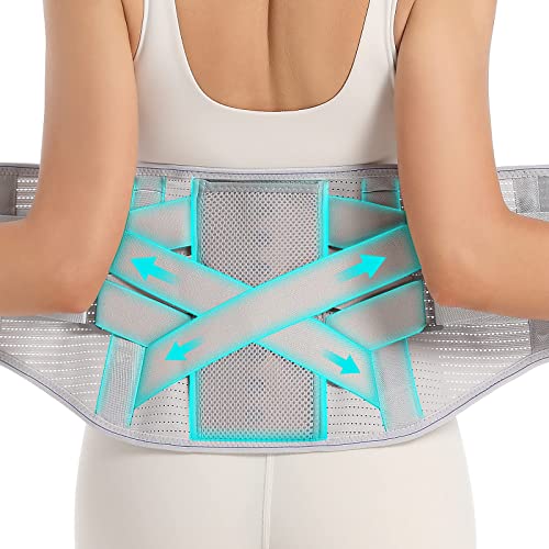 EGJoey Back Brace for Lower Back Pain - Lumbar Support with Bionic Support System, Adjustable Belt for Men Women, Relieves...