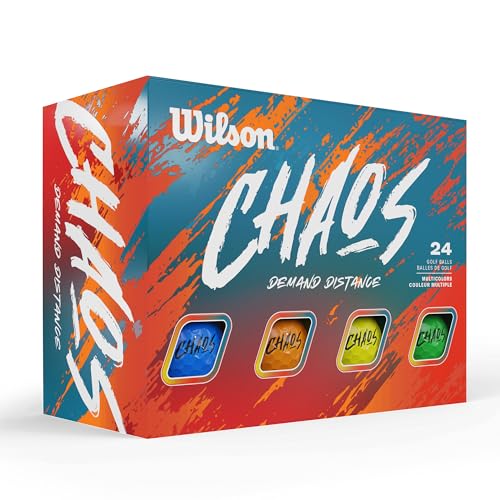Wilson 2024 Chaos Golf Balls - 24 Balls