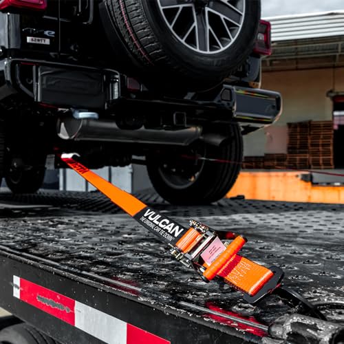 VULCAN Complete Axle Strap Tie Down Kit s - PROSeries - Includes (4) 22 Inch Axle Straps, (4) 36 Inch Axle Straps, and (4)...