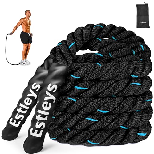 5lb Weighted Jump Rope for Men and Women, Adult Heavy Skipping Rope, Heavy Jump Ropes for Home Workout, Weight Loss, Shapi...