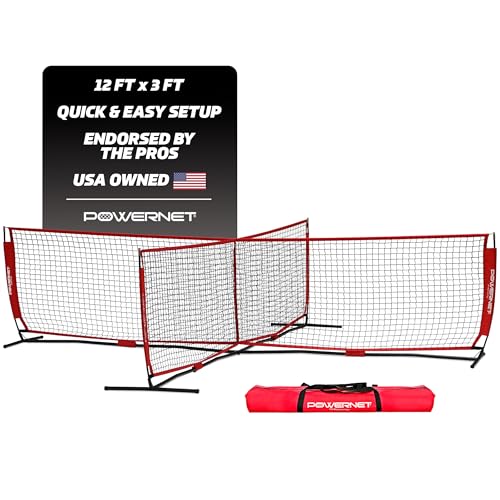 PowerNet 4 Way Soccer Net, Portable Indoor & Outdoor Soccer Training, Game and Training Equipment for Adults and Kids, Ide...