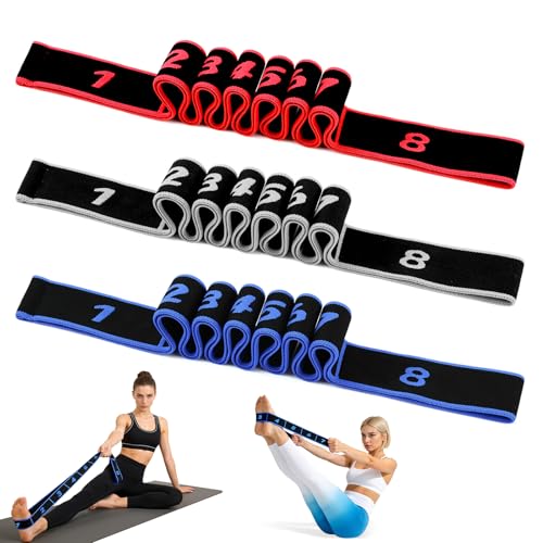 Fitness Resistance Bands with Handles, 2026 Upgrade Fitness Resistance Band for Stretching and Yoga, Fashion Puller Exerci...