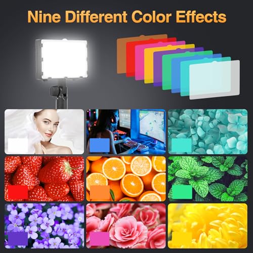 EMART 60 LED Continuous Portable Photography Lighting Kit for Table Top Photo Camera Video Recording Studio Light Lamp wit...