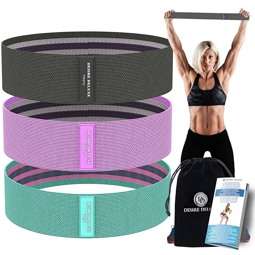 Desire Deluxe Resistance Band Exercise Workout Equipment Bands Set for Working Out Physical Therapy - Men & Women Elastic ...