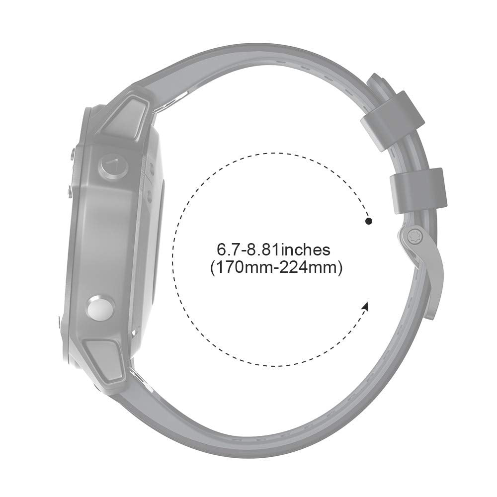 NotoCity Compatible with Fenix 6 Pro Watch Band for Fenix 8 47mm/Fenix 6/Fenix 5/Fenix 5 Plus/Fenix 7/Forerunner 935/Forerunner 945/Approach S60/Quatix 5(Teal)