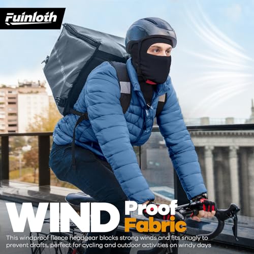 Fuinloth Ski Mask Balaclava Pro, Cold Weather Windproof Thermal Shiesty Motorcycle for Men/Women