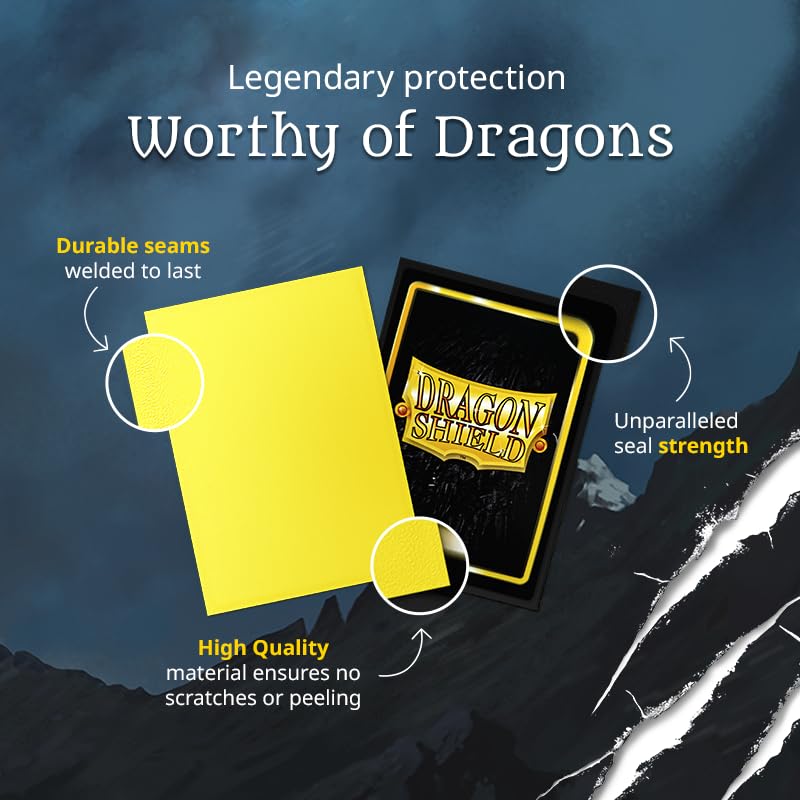 Dragon Shield | Standard Size Card Matte Sleeves | 100 CT - Smooth & Tough Premium TCG Sleeves | Compatible with Pokemon, ...