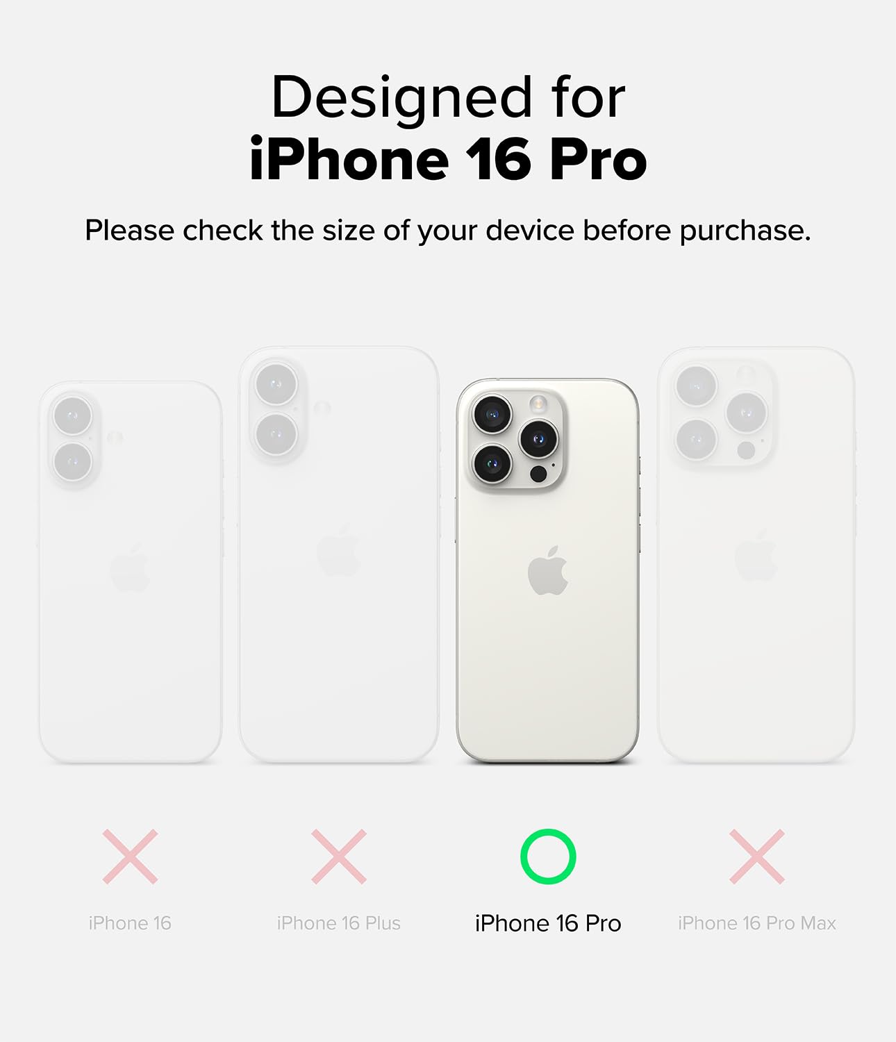 Ringke Fusion [Oil & Dirt Resistant] Compatible With Iphone 16 Pro Case And Compatible With Magsafe, Uv Coating For Scratch & Di