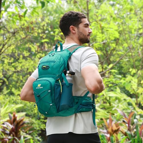 N NEVO RHINO Hydration Backpack, 18L Multipurpose Hiking Backpack with 3L Water Bladder, Water Backpack Insulated Hydratio...