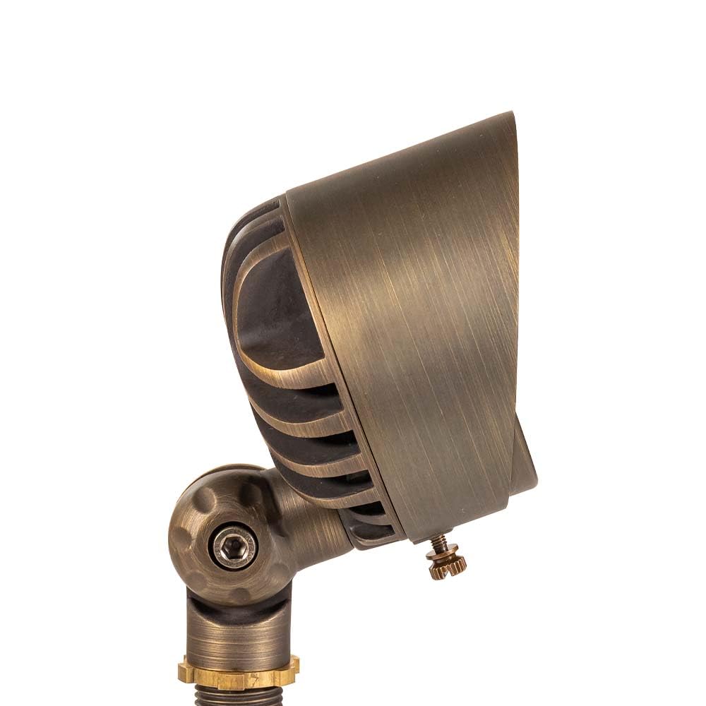 VOLT RGBW Integrated LED Brass Spotlight with Remote Control, Color Changing, Bronze